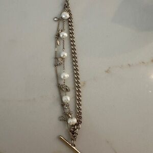 White House black market toggle three strand bracelet. $15 great condition.